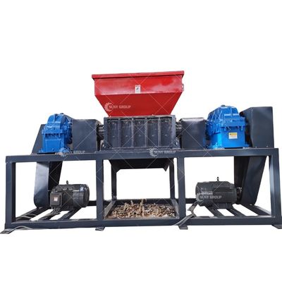 15kW motore a doppio albero di rottami trituratore di metalli per la triturazione e il riciclaggio dei rifiuti metallici
