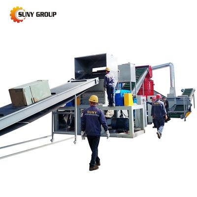 200-3000KG/H Shredder di batterie di scarto La scelta ideale per il riciclo delle batterie al litio