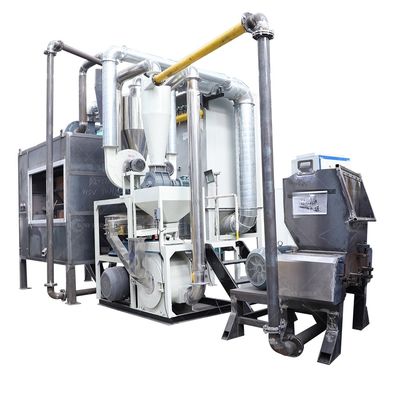 Apparecchiature per il trattamento dei rifiuti di alluminio-plastiche per la frantumazione e la separazione destinate al mercato al dettaglio