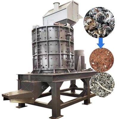 Vertical Shaft Stone Hammer Crusher con 2 martelli e peso di 12000KG