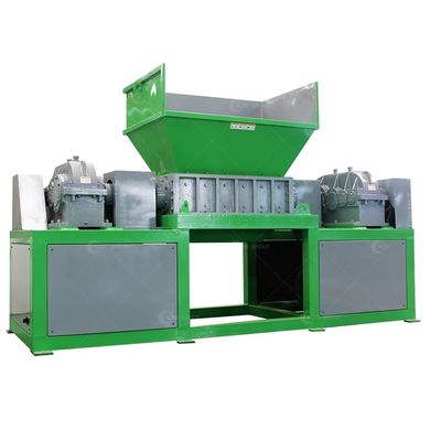 9CrSi/D2/SKD-11 Blades Plastic Double Shaft Shredder per il riciclaggio di sacchetti e pneumatici tessuti