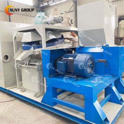 Linea di produzione di riciclaggio del rame 100-1000 kg Capacità di produzione finale di plastica di rame