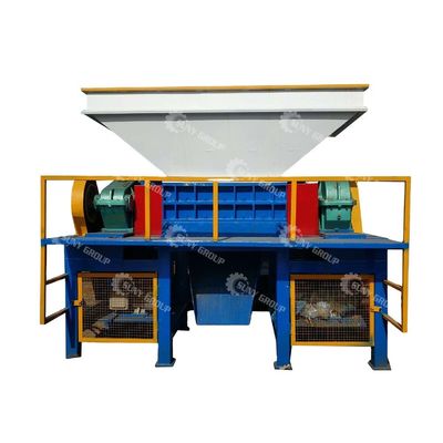 15000W Double Shaft Shredder per rifiuti pneumatici di scarto di plastica Industrial Aluminum Can