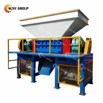 15kW motore a doppio albero di rottami trituratore di metalli per la triturazione e il riciclaggio dei rifiuti metallici
