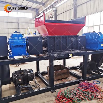 2300KG Double Shaft Shredder Machine For Metals Scrap Metal Crusher Per le vostre esigenze