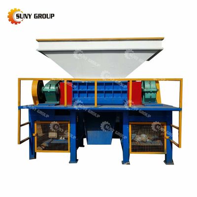15kW motore a doppio albero di rottami trituratore di metalli per la triturazione e il riciclaggio dei rifiuti metallici
