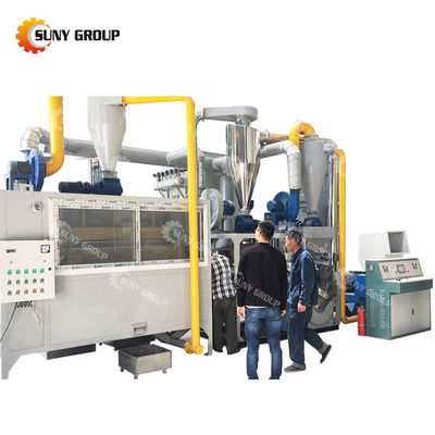 Macchina di separazione automatica di fogli di alluminio per la linea di produzione di polveri metalliche e di plastica