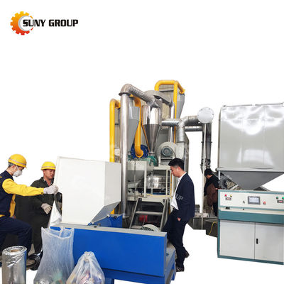 Macchina di separazione automatica di fogli di alluminio per la linea di produzione di polveri metalliche e di plastica