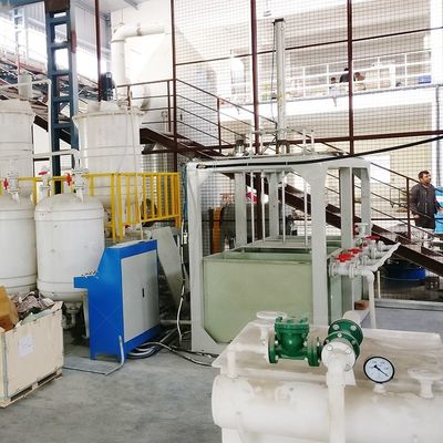50-200 kg/h Capacità E attrezzature per il riciclaggio dei metalli preziosi con tasso di recupero del 99,9%