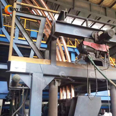 Macchine per la fusione a doppia corrente in rame senza ossigeno ad alta produttività