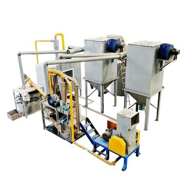 Macchina avanzata per il riciclaggio di piastre rivestite di rame CCL/macchina per la frantumazione e la separazione dei PCB