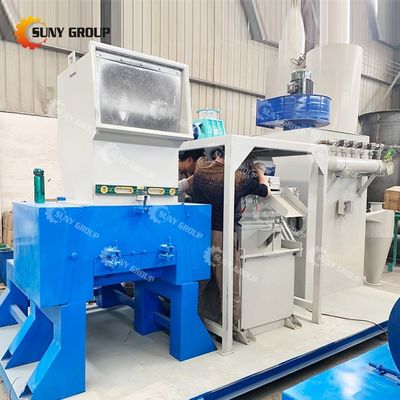Linea di produzione di riciclaggio del rame 100-1000 kg Capacità di produzione finale di plastica di rame