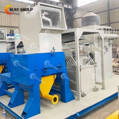 Linea di produzione di riciclaggio del rame 100-1000 kg Capacità di produzione finale di plastica di rame