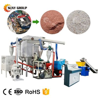 200-1000 kg/h Capacità Macchine per la separazione del rame per la rottamazione di PCB