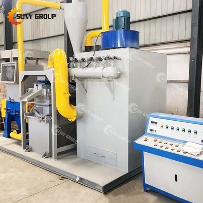 Sortitore di rame PVC ad alta produttività con macchina di separazione del granulatore di filo a caldo