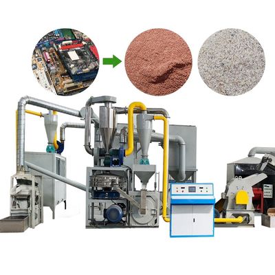 Separatore di flusso d'aria Rafina rame Ricupero oro Scarp PCB riciclaggio macchina con migliore