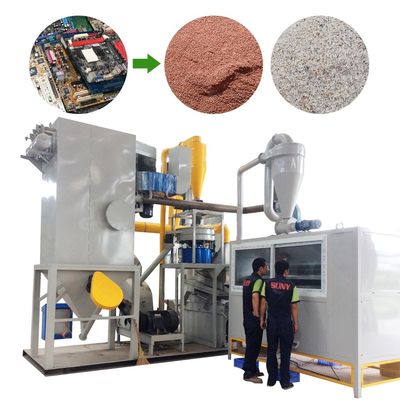 Separatore di flusso d'aria Rafina rame Ricupero oro Scarp PCB riciclaggio macchina con migliore