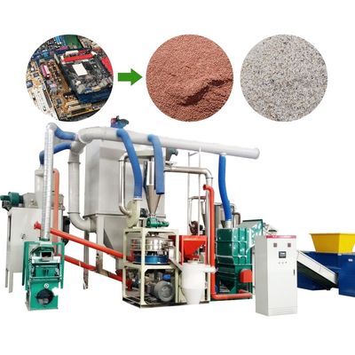 Separatore di flusso d'aria Rafina rame Ricupero oro Scarp PCB riciclaggio macchina con migliore
