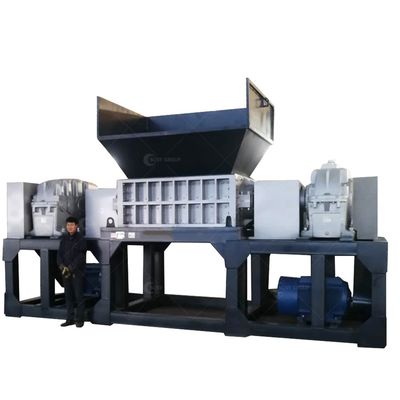3300KG Double Shaft Scartatore di rifiuti tessili per lo smantellamento dei tessuti Specificativi del cliente