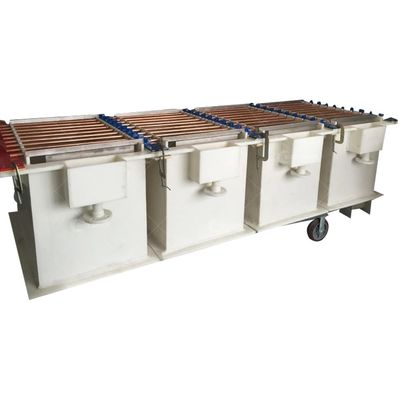 Impianto di estrazione elettrica di rame per il mercato sudafricano che utilizza anodo a piombo e controllo PLC