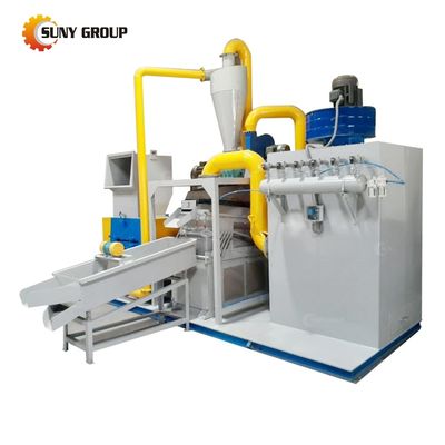 100-1000 kg Capacità di rottami di cavi di rame trituratrice e granulatore riciclatore impianto di linea