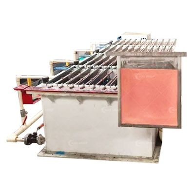 Linea di produzione di recupero del rame con catodo d'oro da 2000 kg con ispezione video in uscita