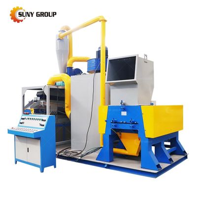 380V 50Hz 3Fase Copper Wire Crusher Grinding And Separator Recycling Granulator Machine