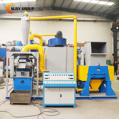 Macchine per il riciclaggio di rottami di cavi di rame ad alta produttività per macchine per il recupero del rame