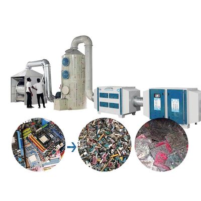 Macchina per lo smontaggio di componenti elettronici PCB da 25 kW con velocità di smontaggio rapida