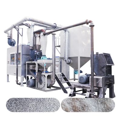 Apparecchiature per il trattamento dei rifiuti di alluminio-plastiche per la frantumazione e la separazione destinate al mercato al dettaglio