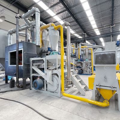 Apparecchiature per il trattamento dei rifiuti di alluminio-plastiche per la frantumazione e la separazione destinate al mercato al dettaglio