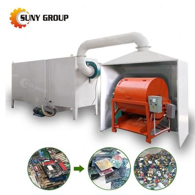 E Macchina per lo smontaggio dei rifiuti con elevata produttività e consumo di carburante di 40 kg/ora