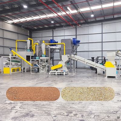 E Riciclaggio dei rifiuti di cartoni PCB Macchina di riciclaggio di rottami di PCB impianto di recupero dei metalli con 1000 kg di peso