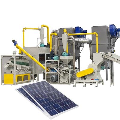 200-1000 kg/h Capacità Macchina di riciclaggio del metallo di silicio per impianti di riciclaggio di pannelli solari