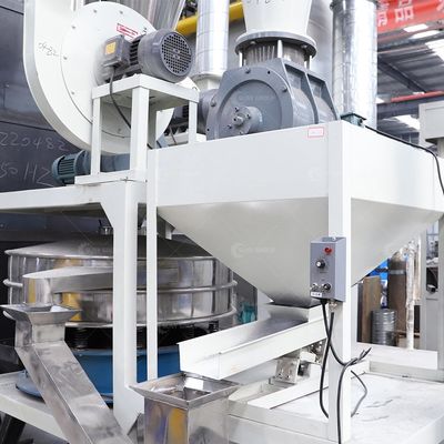 Linea di produzione di riciclaggio di pellicole di alluminio e plastica di rottami qualificati 85 kW Peso 5,8 t