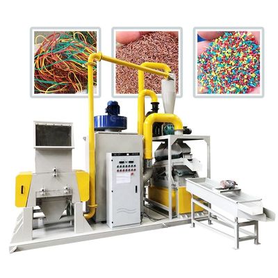 Equipaggiamento per il riciclo di cavi di rame Granulatore di triturazione con alta produttività
