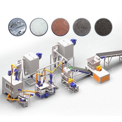 200-1000 kg/h di capacità Macchina di riciclaggio di pannelli solari mono per moduli fotovoltaici nel 2024