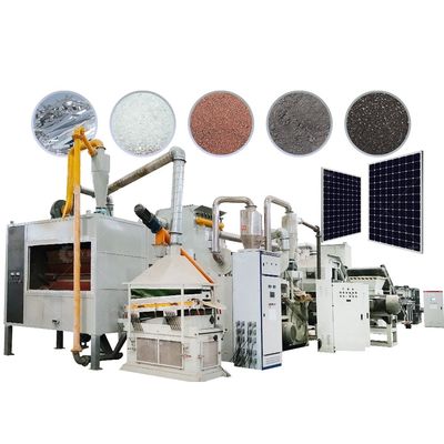 200-1000 kg/h di capacità Macchina di riciclaggio di pannelli solari mono per moduli fotovoltaici nel 2024