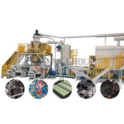 PLC PC touch screen control LIB Recycling Machine per batterie per cellulari