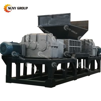 Macchina di triturazione a doppio albero di rifiuti elettronici di plastica di rifiuti metallici con potenza di 15 kW