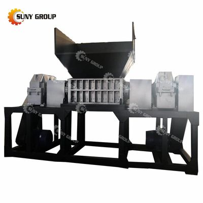 Macchina di triturazione a doppio albero di rifiuti elettronici di plastica di rifiuti metallici con potenza di 15 kW