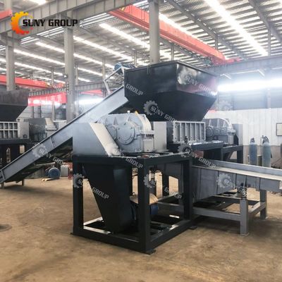 800-5000 kg/h Capacità Schrott Metal Double Shaft Shredder con lame personalizzabili