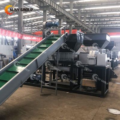 800-5000 kg/h Capacità Schrott Metal Double Shaft Shredder con lame personalizzabili