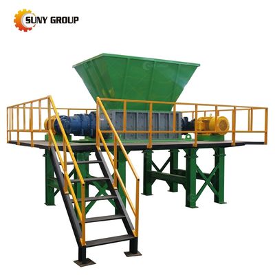 PLC Core Components Motor Car Shredder Machine per la lavorazione dell'acciaio al carbonio