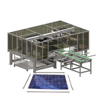 200-1000 kg/h Capacità Macchina di riciclaggio di pannelli solari per il recupero di fogli fotovoltaici ecologici