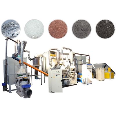 200-1000 kg/h Capacità Macchina di riciclaggio di pannelli solari per il recupero di fogli fotovoltaici ecologici