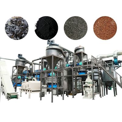 200-1000 kg/h Macchina per il riciclo delle batterie al litio per la linea di produzione di polvere catodica