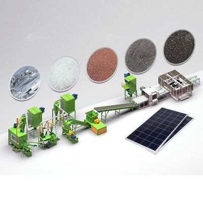 220 v/380 v Impianto di riciclaggio di pannelli solari