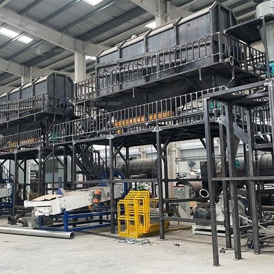 Video di ispezione in uscita fornito Scrap Li-ion Battery Breaking Machine 200-1000KG/H