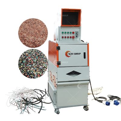 264 KG Peso Mini Copper Wire Recycling Machine Copper Cable Granulator Machine Cable Crusher